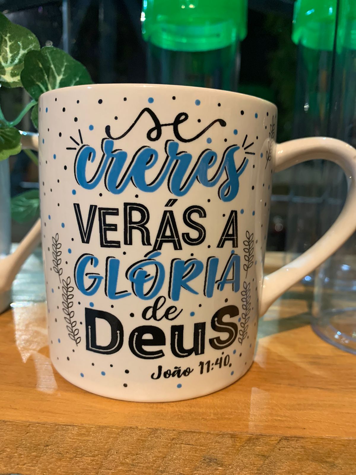 foto do produto: Caneca Creres e veras a glória de Deus